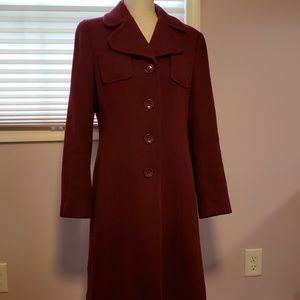 EUC burgundy winter coat